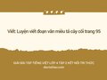 Luyện viết đoạn văn miêu tả cây cối trang 95 lớp 4 KNTT tập 2