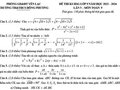Đề khảo sát HSG Toán 9 lần 5 năm 2023 Hồng Phương - Vĩnh Phúc