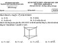 Đề thi thử TN THPT 2024 môn Toán chuyên Lê Quý Đôn - Điện Biên