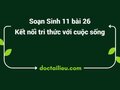 Soạn Sinh 11 Bài 26 KNTT: Thực hành Nhân giống vô tính và thụ phấn