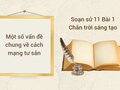 Soạn Sử 11 Bài 1 CTST: Một số vấn đề chung về cách mạng tư sản