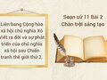 Soạn Sử 11 Bài 3 CTST: Liên bang Cộng hòa xã hội chủ nghĩa Xô Viết ra đời