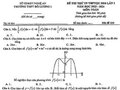 Đề thi thử tốt nghiệp 2024 môn Toán lần 1 trường THPT Đô Lương 1