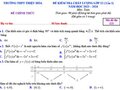Đề khảo sát chất lượng Toán 12 năm 2024 THPT Thiệu Hóa