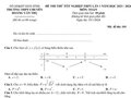 Đề thi thử THPT Quốc gia 2024 môn Toán lần 1 chuyên Hoàng Văn Thụ
