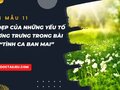 Vẻ đẹp của những yếu tố tượng trưng trong bài thơ Tình ca ban mai