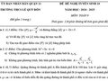 Đề thi thử vào 10 môn Toán 2024 THCS Lê Quý Đôn có đáp án