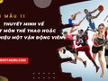 Thuyết minh về một môn thể thao hoặc giới thiệu một vận động viên