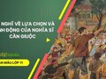 Suy nghĩ về lựa chọn và hành động của nghĩa sĩ Cần Giuộc