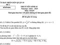 Đề thi thử vào 10 môn toán 2024 của Quận 10 mẫu số 1 có đáp án