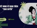 Thuyết minh về đoạn trích Trao duyên