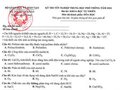 Đáp án đề thi tham khảo tốt nghiệp THPT 2024 môn Hóa
