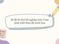 30 đề thi thử tốt nghiệp môn Toán phát triển theo đề minh họa