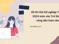 Đề thi thử tốt nghiệp THPT 2024 môn văn Trở thành công dân toàn cầu