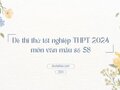 Đề thi thử tốt nghiệp THPT 2024 môn văn mẫu số 58 có đáp án