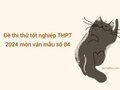 Đề thi thử tốt nghiệp THPT 2024 môn văn mẫu số 84 có đáp án