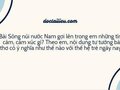 Bài Sông núi nước Nam gợi lên trong em những tình cảm, cảm xúc gì?