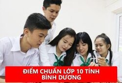 Điểm chuẩn lớp 10 năm 2019-2020 tỉnh Bình Dương
