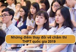 Những điểm thay đổi về chấm thi THPT quốc gia 2019