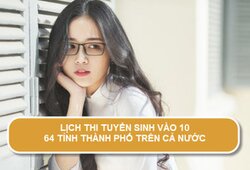 Lịch thi tuyển sinh vào 10 năm 2019 của 63 tỉnh thành phố trên cả nước