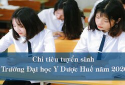 Chỉ tiêu tuyển sinh Trường Đại học Y Dược Huế năm 2020
