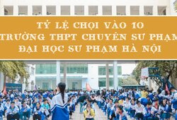 Tỷ lệ chọi vào 10 trường THPT chuyên Sư phạm, Đại học Sư phạm Hà Nội