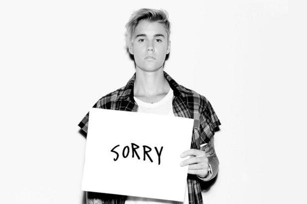 lyrics sorry, tai ve loi bai hat sorry - justin bieber