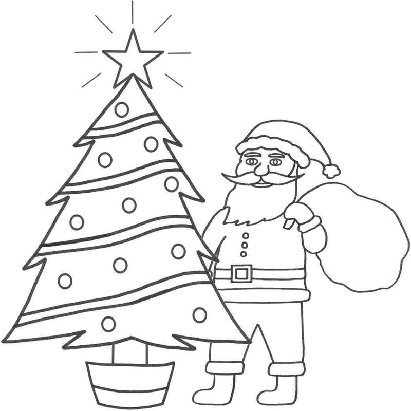 Tuyển tập tranh tô màu ông già Noel đẹp nhất dành tặng các bé