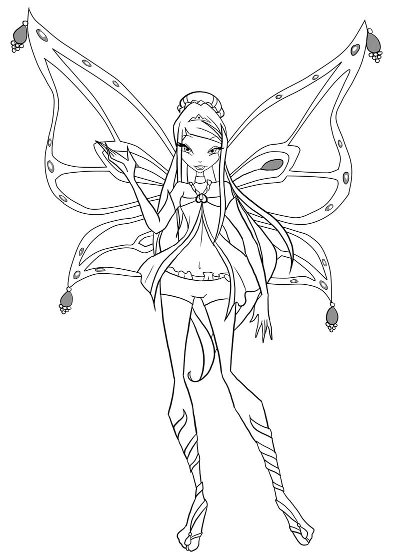 Kích thích trí tưởng tượng của bé với tranh tô màu công chúa phép thuật Winx