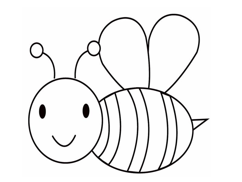 Cách vẽ con ong đơn giản dễ thương cho bé Hình vẽ mẫu con ong  Kênh Văn  Hay