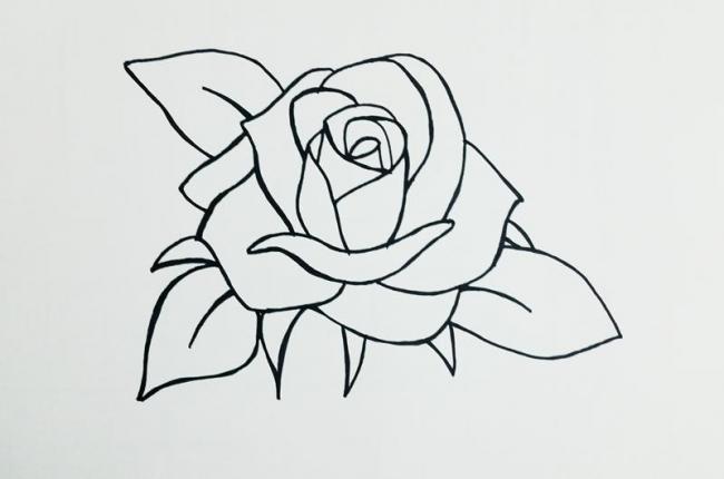 Hình ảnh hoa hồng vẽ bằng bút chì cực đẹp  Hình vẽ hoa hồng Hình xăm bông  hoa Hoa hồng