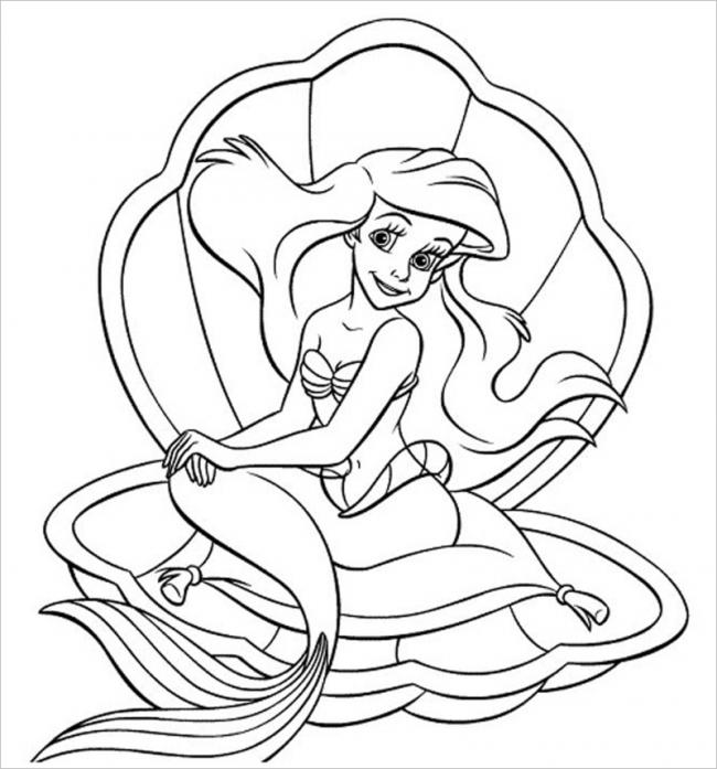 Vẽ và tô màu nàng tiên cá | Draw and color mermaid for kids toddlers |  Sunny Colours ☆ - YouTube