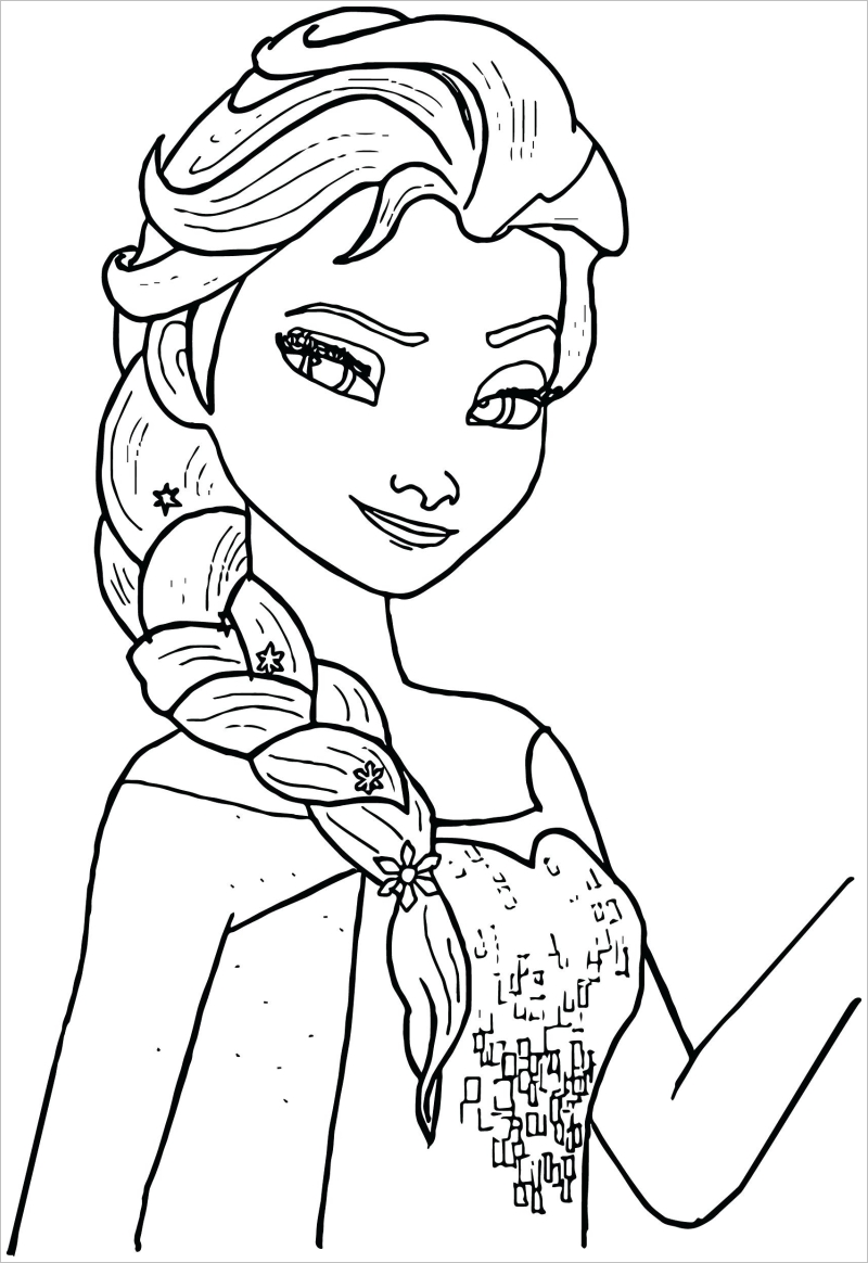 Tranh tô màu công chúa Elsa  Khám phá vương quốc băng giá qua sự sáng tạo   Gia Đình Su