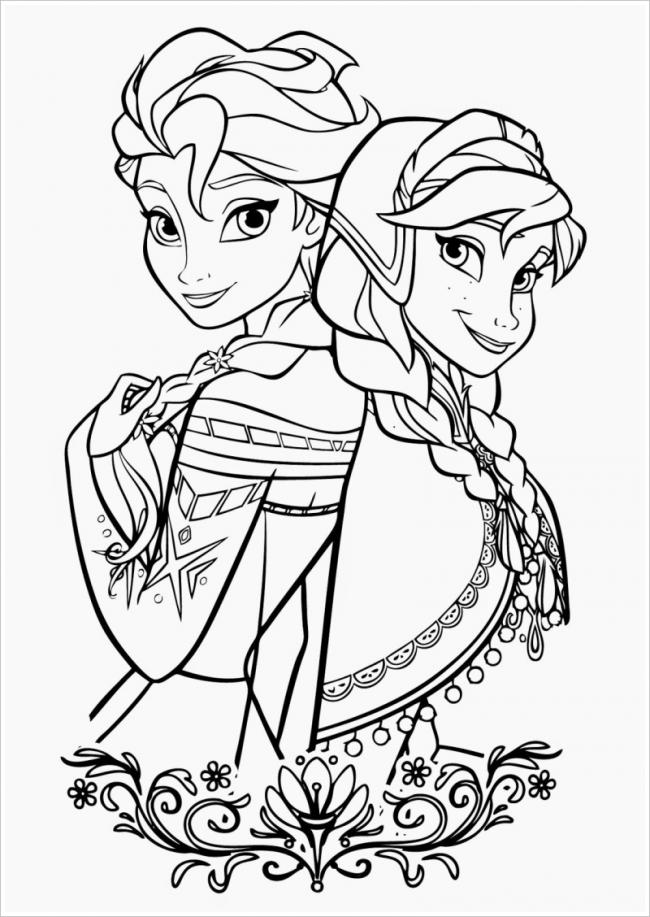 Elsa và Anna tết tóc
