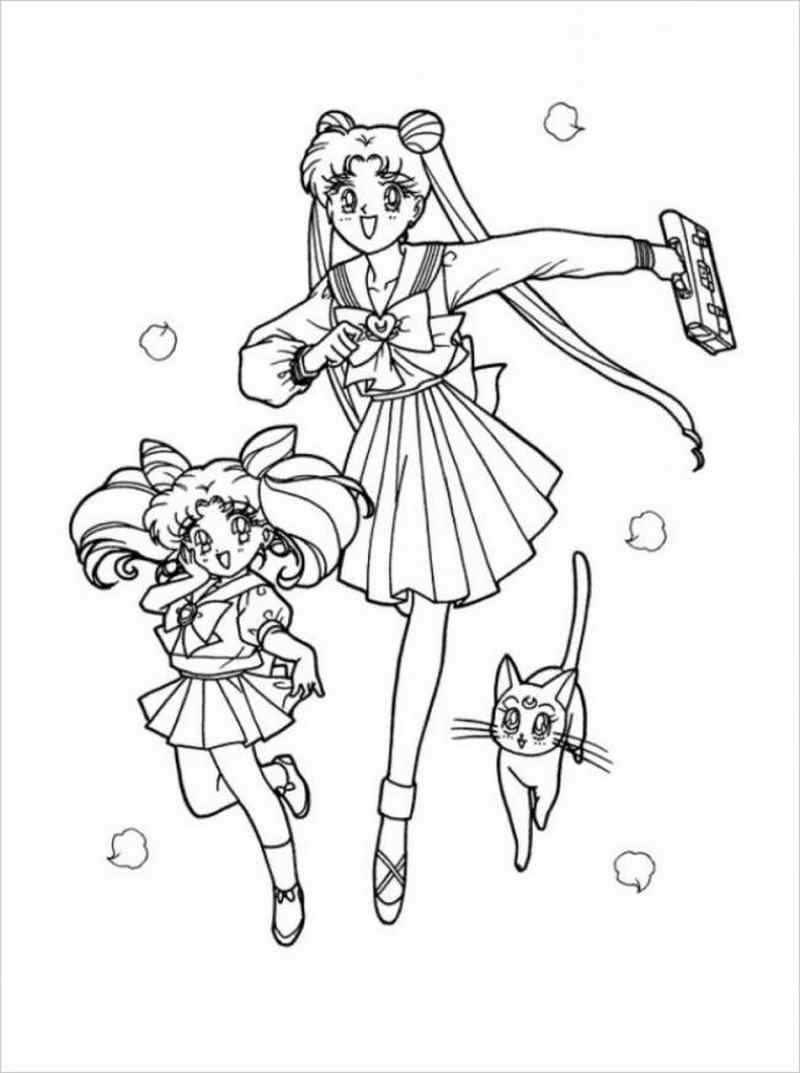 Sailor Moon cũng phải đi học đúng giờ nhé các con.