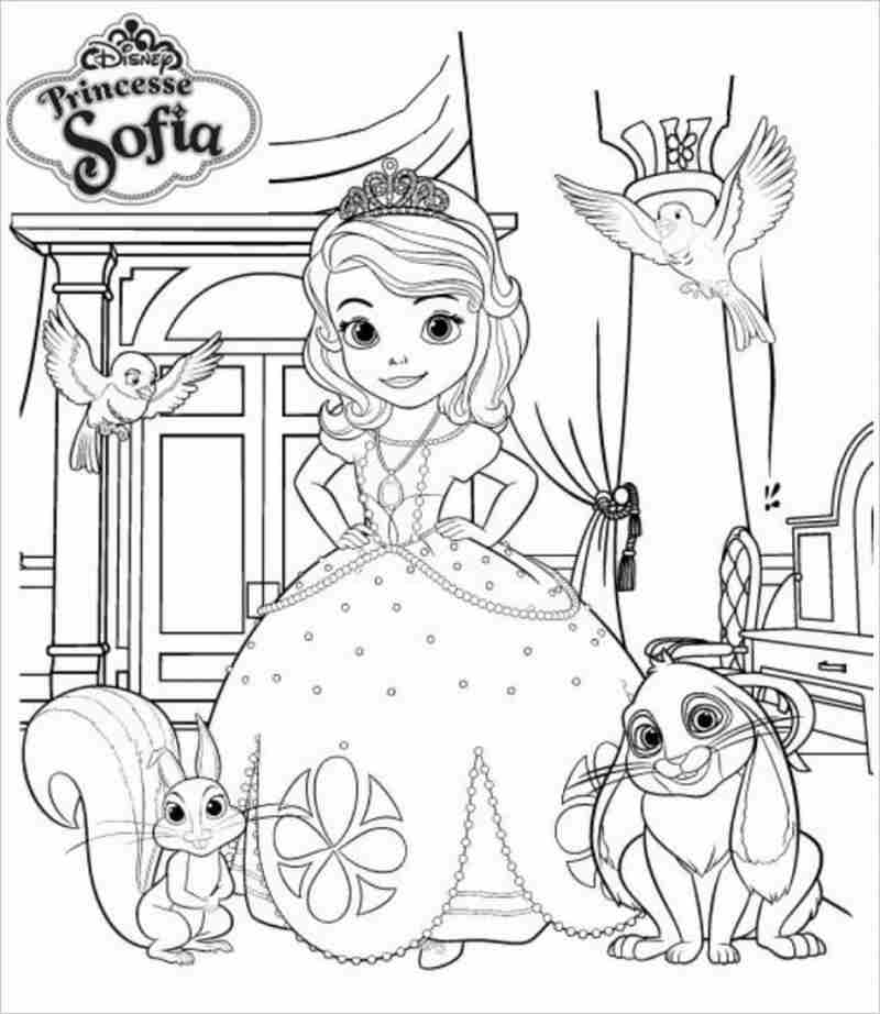 Những bức ảnh của Sophia với những chú chim và thỏ