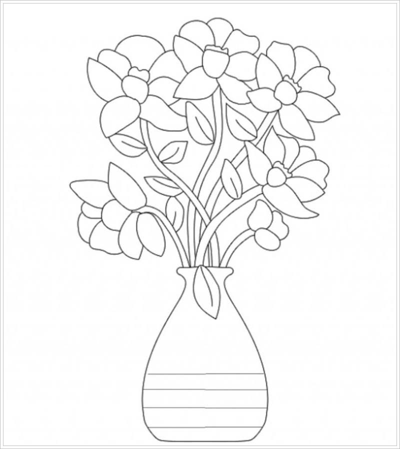 Chia sẻ hơn 51 về hình vẽ lọ hoa và quả mới nhất  cdgdbentreeduvn