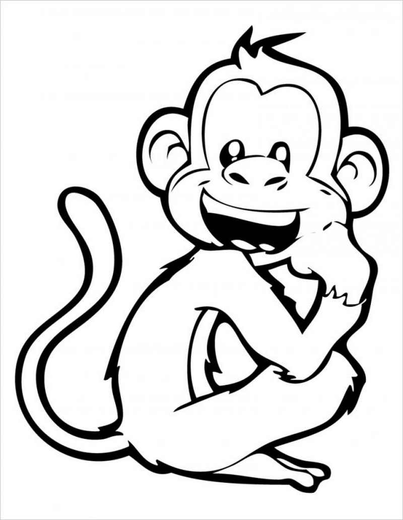 Hướng dẫn cách vẽ CON KHỈ  Tô màu con Khỉ  How to draw A Monkey  YouTube