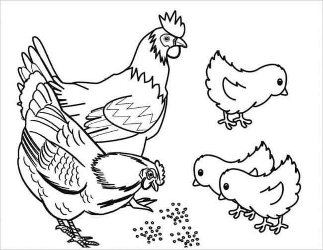 Káº¿t quáº£ hÃ¬nh áº£nh cho tranh tÃ´ mÃ u con gÃ 