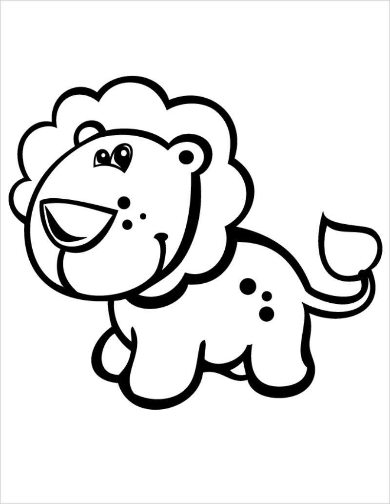 Cách vẽ tranh tô màu CON SƯ TỬ  How to Draw a Lion  YouTube