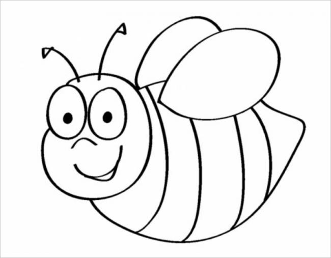 Cùng vẽ tranh tô màu con ong thật đẹp 14  Ong Tranh Động vật