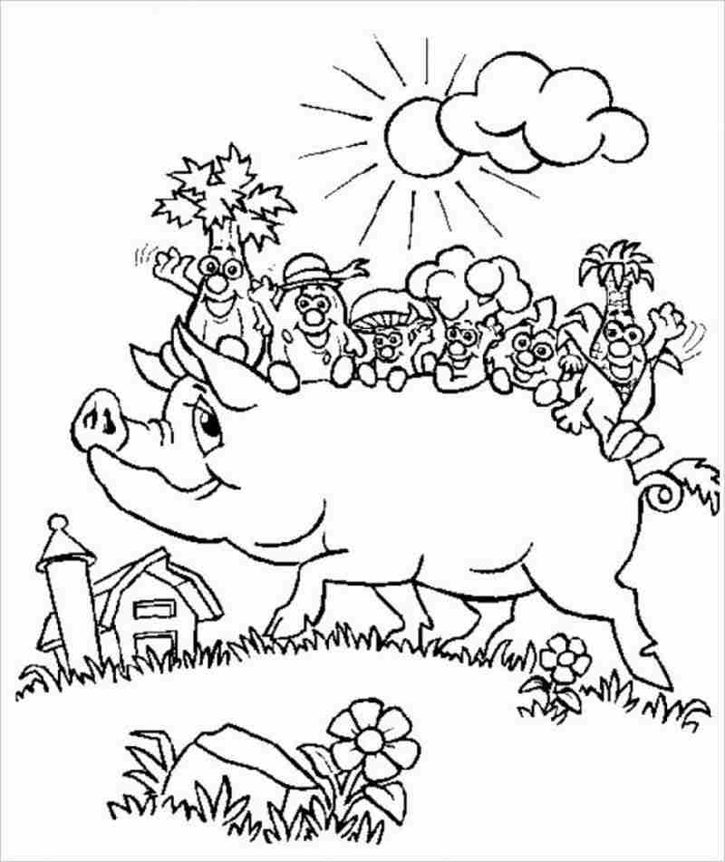 Cách Vẽ Hình Con Heo Tô Màu Tranh ảnh Con Lợn Dễ Thương đơn Giản Nhất