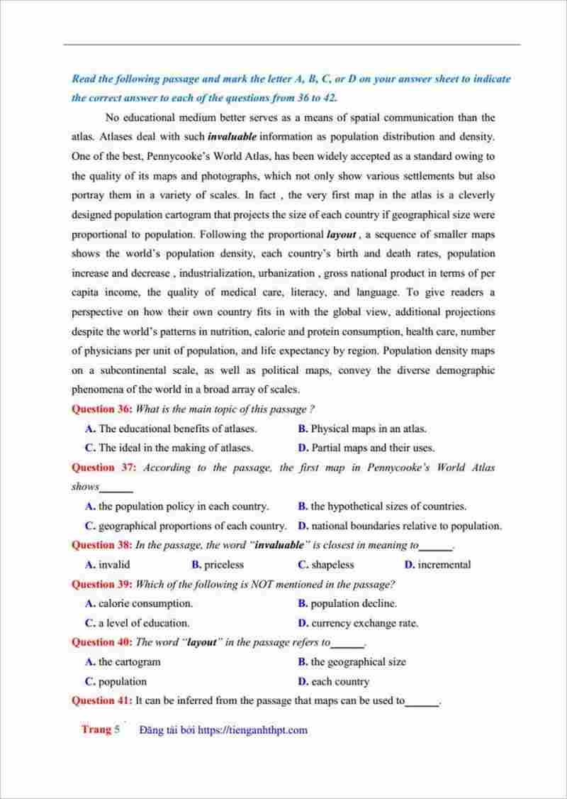 đề thi thử tiếng anh THPT Phan Đăng Lưu lần 1 (4)