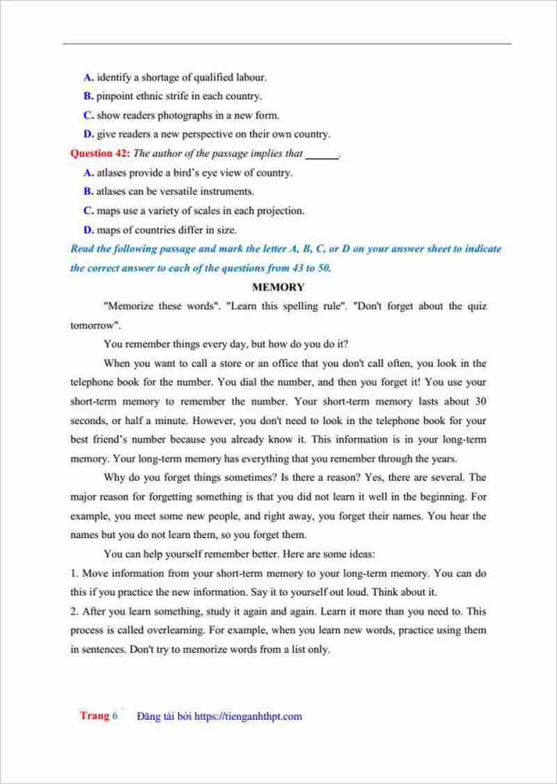 đề thi thử tiếng anh THPT Phan Đăng Lưu lần 1 (5)