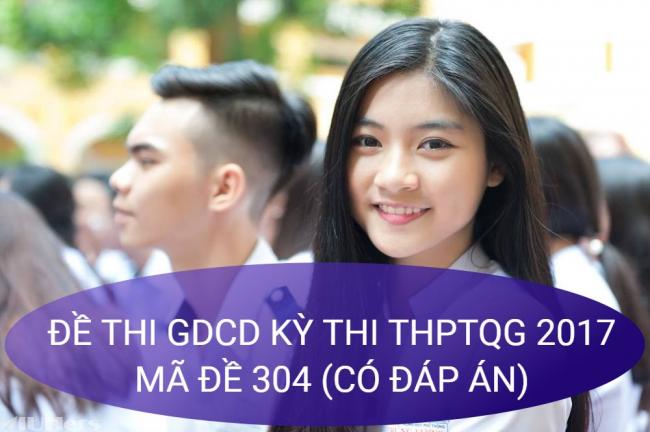 học sinh thi môn công dân THPT quốc gia năm 2017