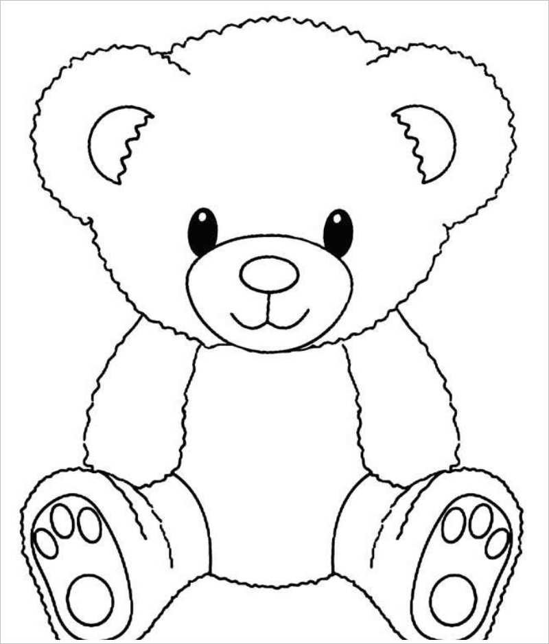Cách vẽ con gấu hoạt hình dễ thương với 9 bước