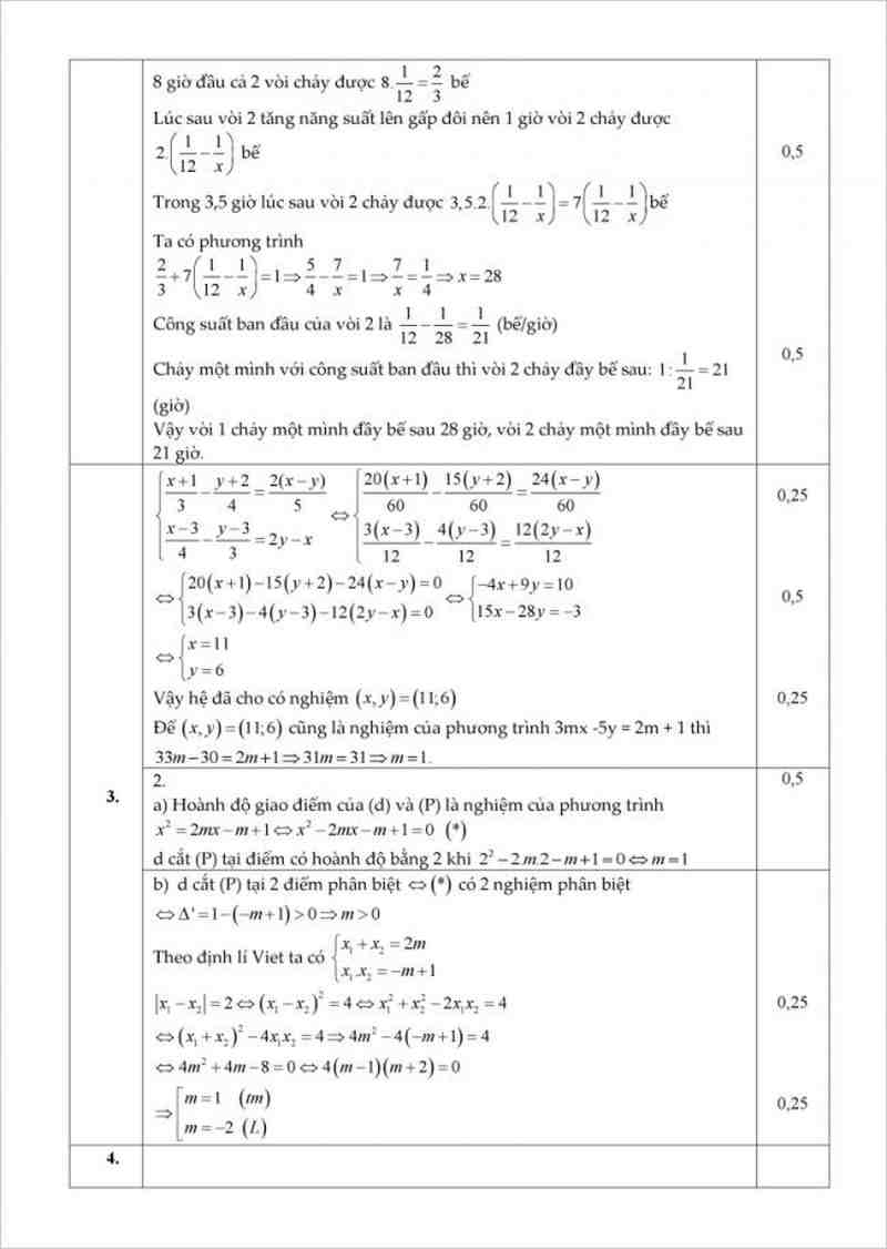 hướng dẫn giải chi tiết Đề thi thử môn toán vào lớp 10 năm 2018 - trung tâm BDVH Edufly