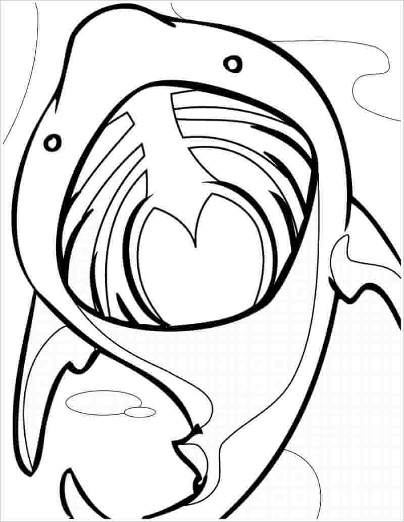 Cá Mập Shark (phong cách Anime Chibi) - Set 10 Tờ Tranh Tô Màu A4 A5 -  TRANH TÔ MÀU COLOR LAND | Lazada.vn