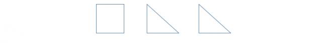 Bài 2 trang 10 SGK toán lớp 1 Cho hình vuông và hai hình tam giác