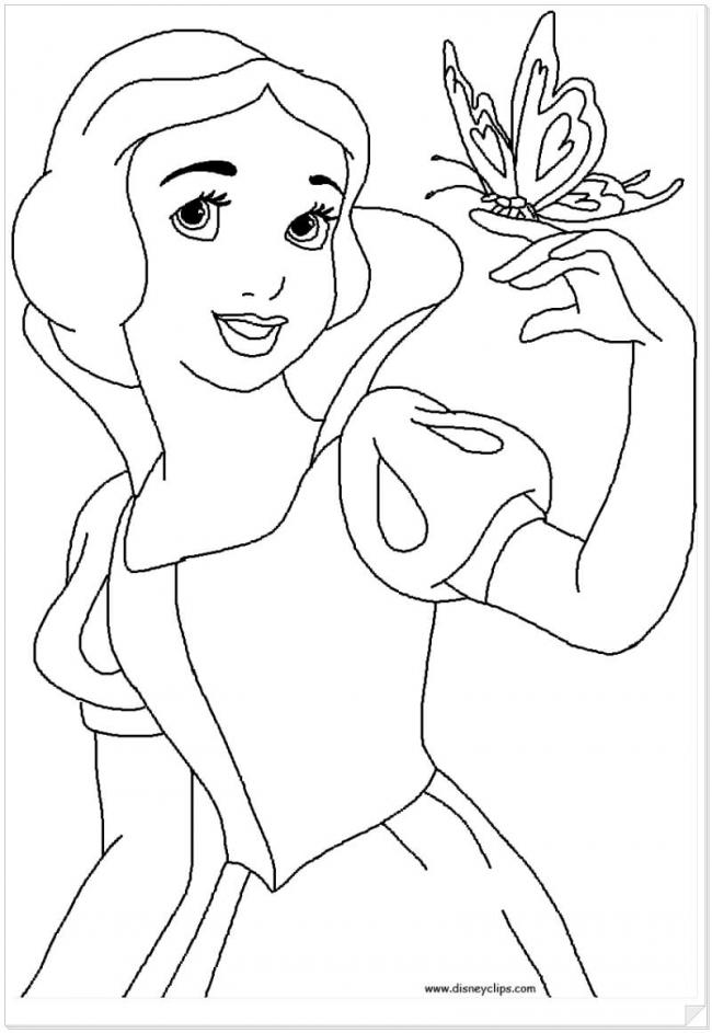 Bộ tranh tô màu công chúa cực xinh cho bé tập tô - Xetreem